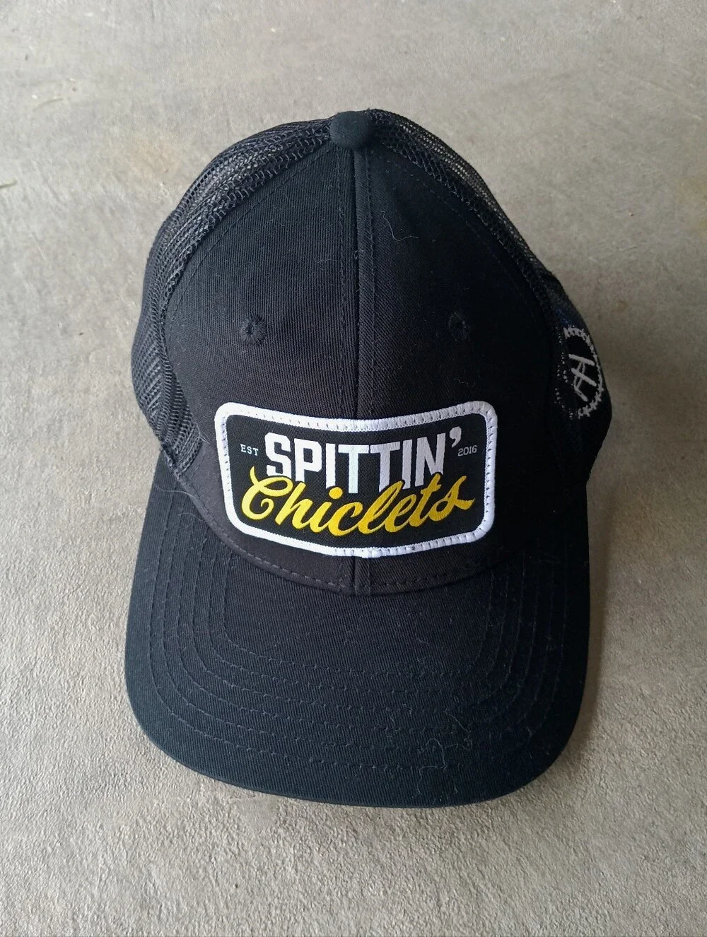 Spittin Chicklets Black Barstool Sports Trucker Hat